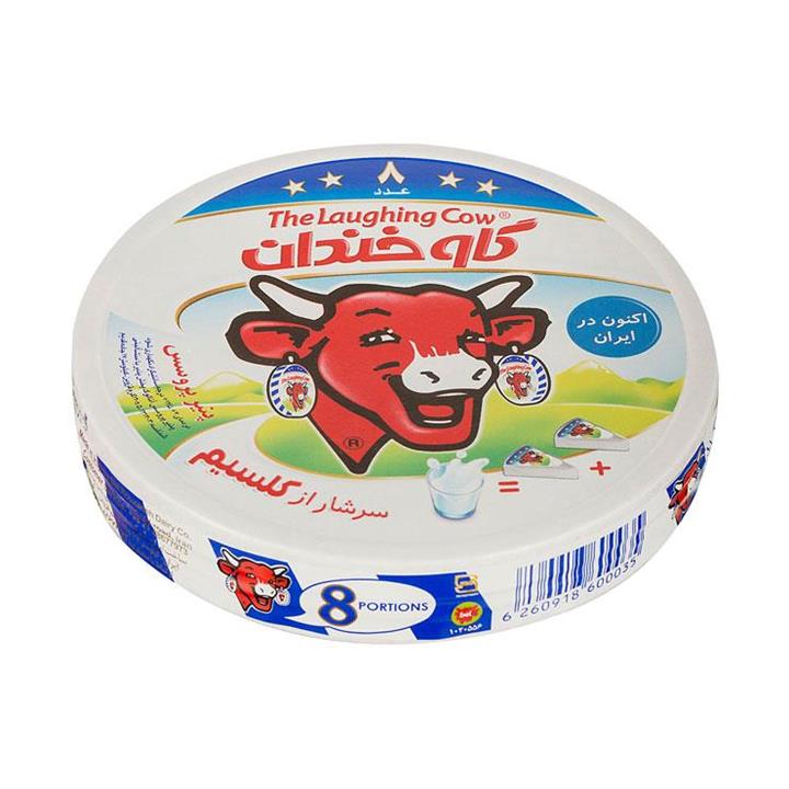 پنیر 8 عددی 120 گرمی گاو‌خندان The Laughing Cow cheese 120 gr